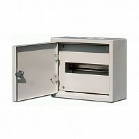 Распределительный шкаф ЩРН, 9 мод., IP31, навесной, сталь, серая дверь |  код. 30201DEK |  DEKraft